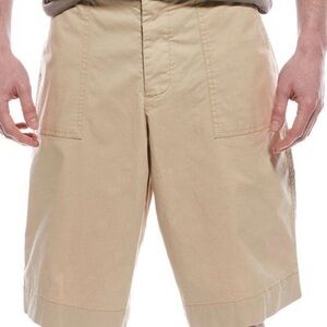 All Saints Beige Flat Front Shorts